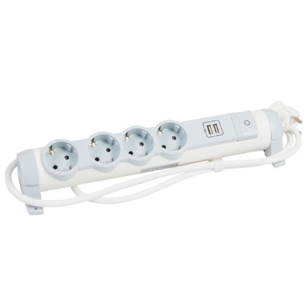 Удлинитель Legrand 694615 1.5 м Серый  photo 2