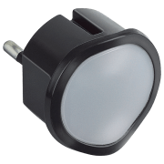 Lampă de noapte Legrand 50679 VEILLEUSE Black Rețea