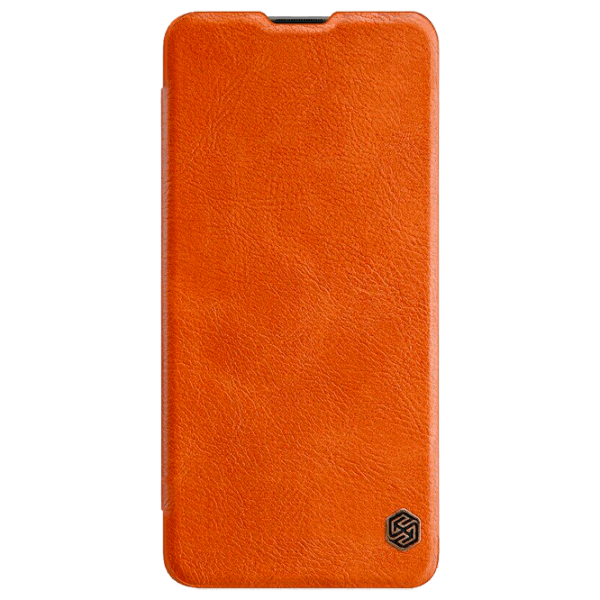 Чехол для смартфона Samsung Galaxy A41 (QIN) Коричневый Nillkin, Кожа, Flip Cover photo 1