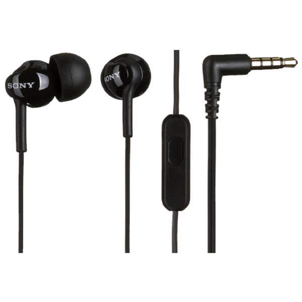 Căști Sony MDR-EX110AP Black Cu fir / Personal / In ear photo 1