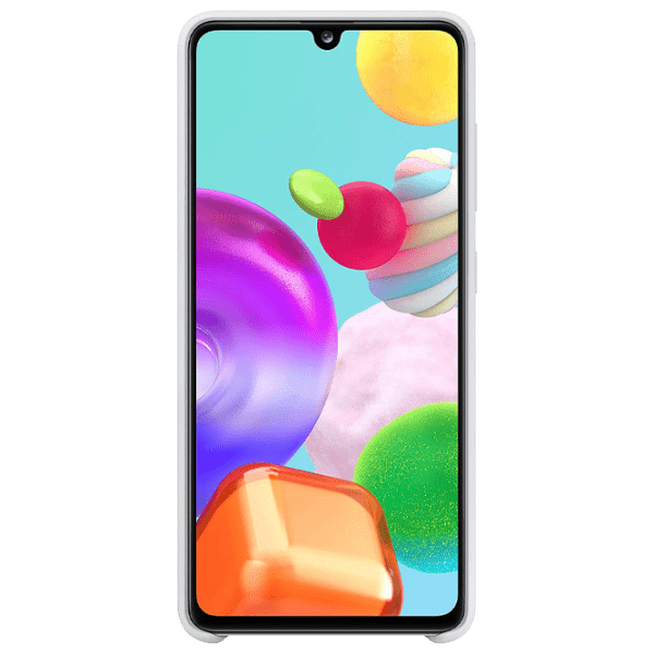 Husă pentru smartphone Samsung Galaxy A41 (EF-EA415) White Samsung, TPU, Back photo 3