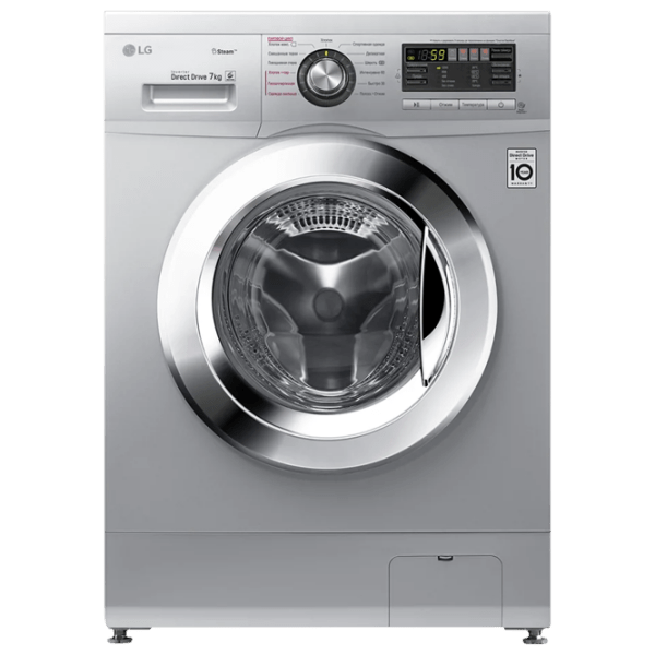 Mașină de spălat LG F12M7HDS4 Silver 7 kg, 1200 rpm, A photo 1