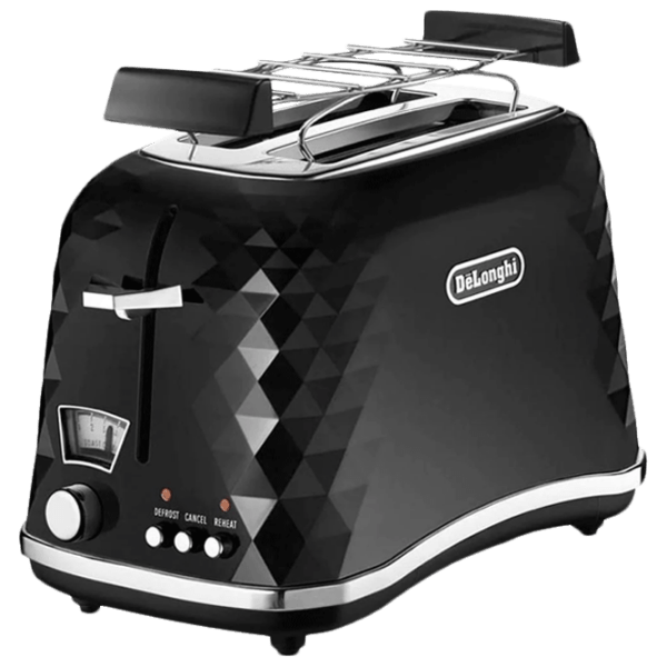 Тостер Delonghi CTJ2103BK Черный 900 Вт, Количество степеней обжаривания: 5 photo 1