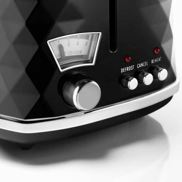 Тостер Delonghi CTJ2103BK Черный 900 Вт, Количество степеней обжаривания: 5 photo 2