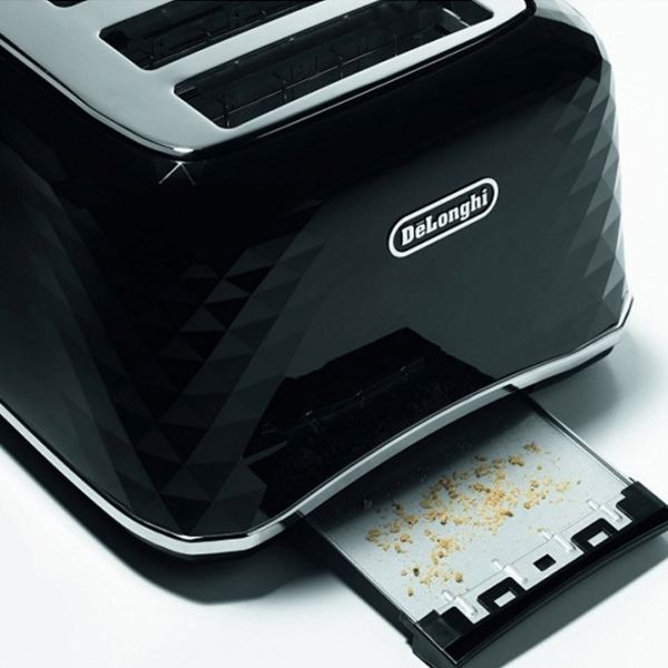 Тостер Delonghi CTJ2103BK Черный 900 Вт, Количество степеней обжаривания: 5 photo 3