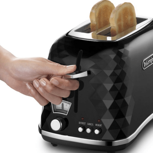 Тостер Delonghi CTJ2103BK Черный 900 Вт, Количество степеней обжаривания: 5 photo 4