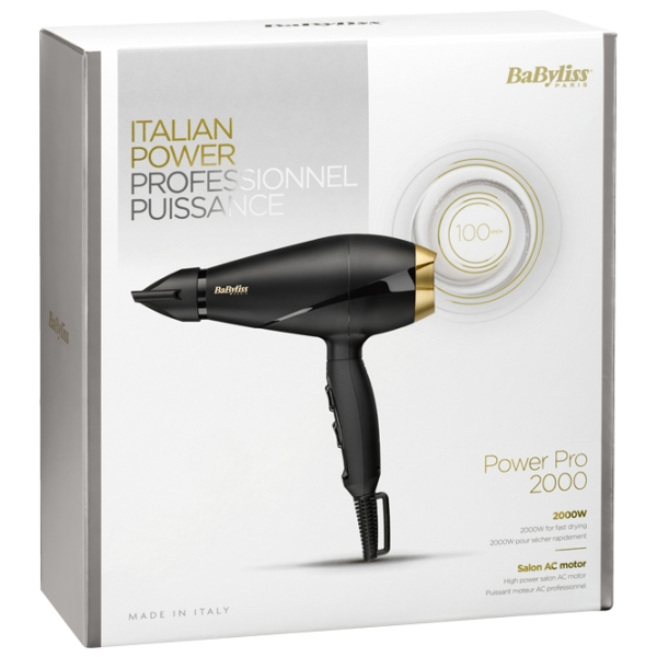 Uscător de păr Babyliss 6704E Black  photo 6