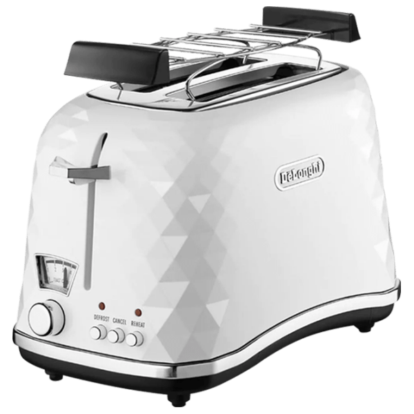 Тостер Delonghi CTJ2103W Белый 900 Вт, Количество степеней обжаривания: 5 photo 1