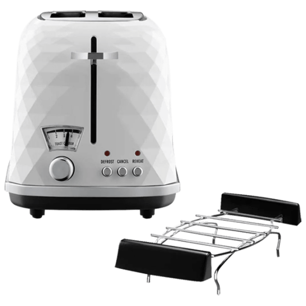 Тостер Delonghi CTJ2103W Белый 900 Вт, Количество степеней обжаривания: 5 photo 2