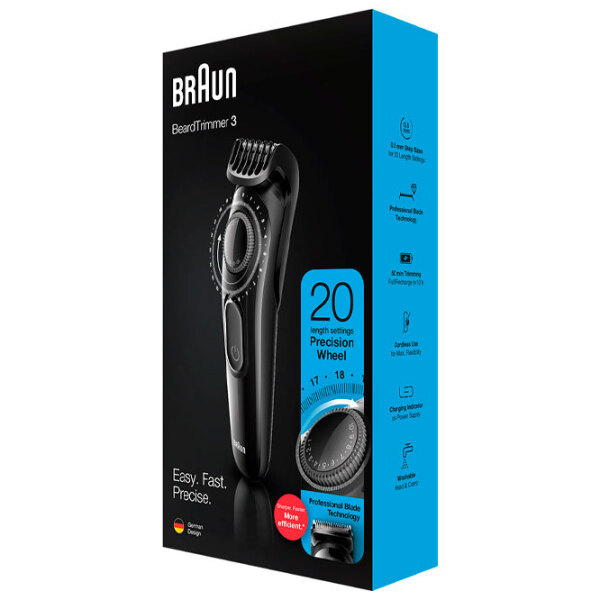Trimmer facial Braun BT3222 Black  photo 5