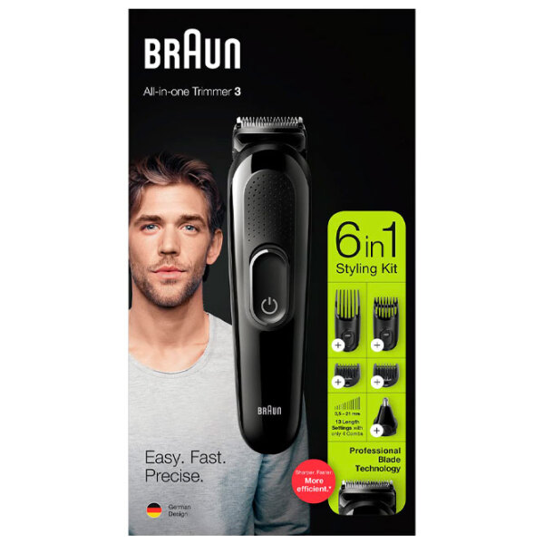 Trimmer facial Braun MGK3220 Black  photo 5