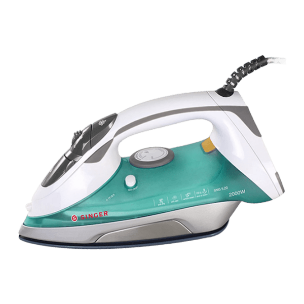 Fier de călcat Singer SNG5.20 Green 2000 W, 25 g/ min, 0.25 l, Ceramică photo 1