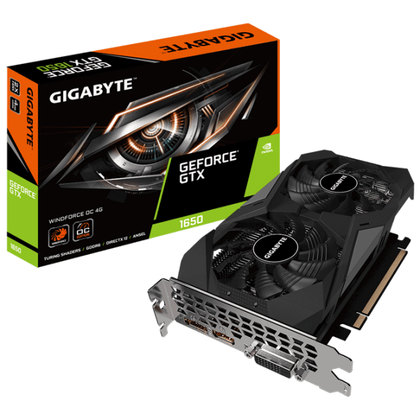 Видеокарта Gigabyte GTX1650 D6 4GB GDDR6 WindForce OC  photo 4
