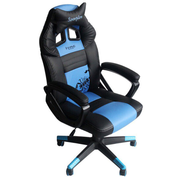 Scaun Gaming Marvo CH-105 Blue   photo 5