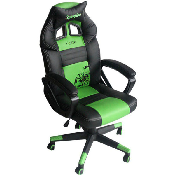 Scaun Gaming Marvo Chair CH-105, Green  photo 2
