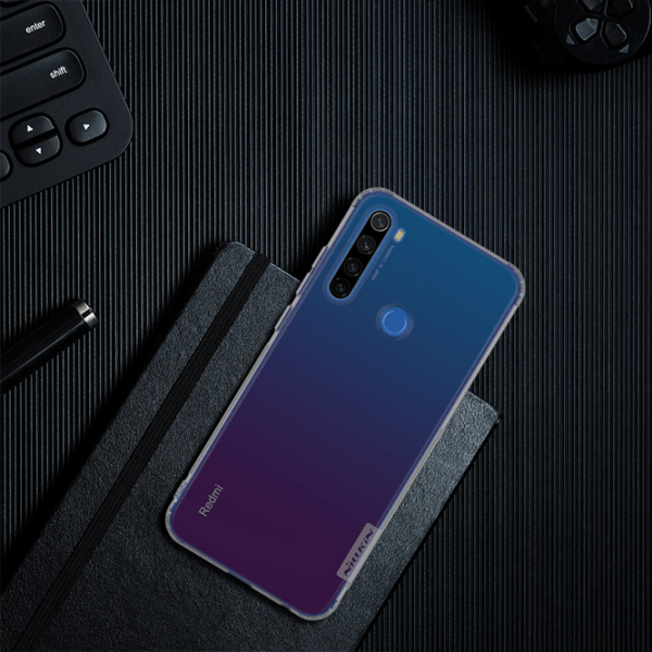 Husă pentru smartphone Xiaomi Redmi Note 8T (Nature) Transparent Gray Nillkin, TPU, Back photo 5