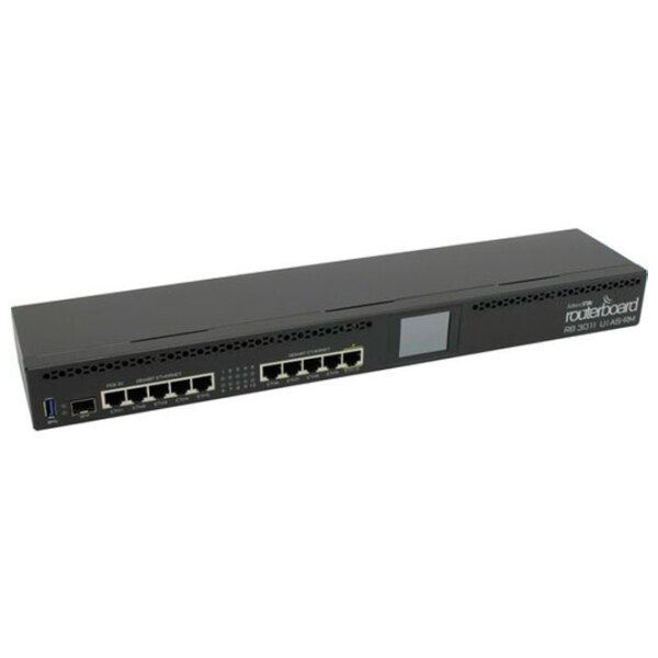 Wi-Fi Router Mikrotik RB3011UiAS-RM Black Versiune Wi-Fi: photo 4