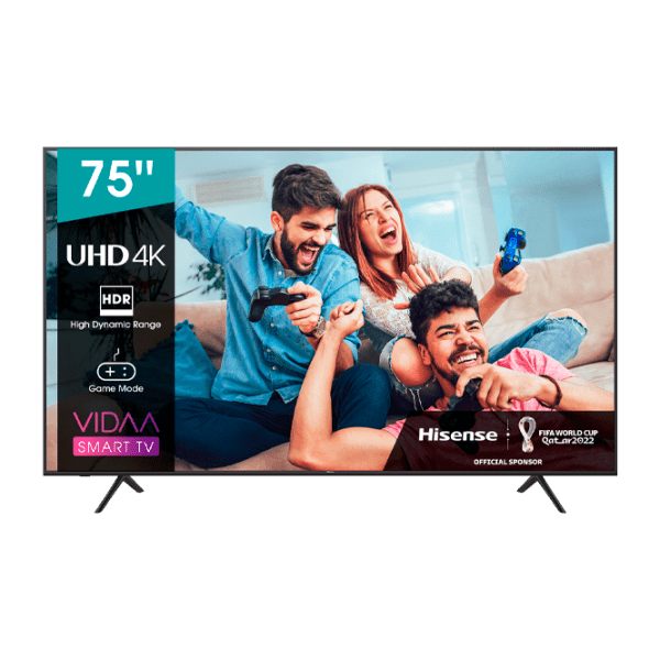 Телевизор Hisense 75A7100F Step-Up 4K Черный 74.6" | ULED | 4K photo 1