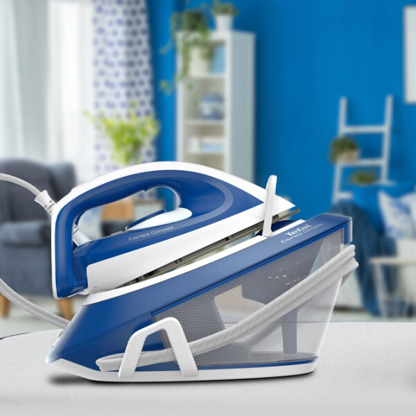 Fier de călcat Tefal SV7112E0 Blue 2600 W, 120 g/ min, 1.7 l, Ceramică photo 5