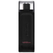 USB Flash Kingston DataTravel 70 128 GB Black USB 3.2, Plastic