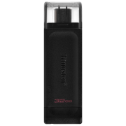 USB Flash Kingston DataTravel 70 32 GB Black USB 3.2, Plastic