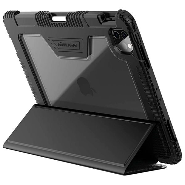 Husă pentru tabletă Apple iPad Pro 12.9" 1th Black Nillkin, 12.9", Poliuretan, policarbonat photo 1