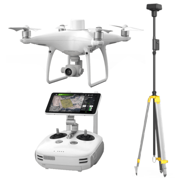 Drona DJI Phantom 4 RTK+ D-RTK2 GNSS MOBILE STATION SET, White  photo 4