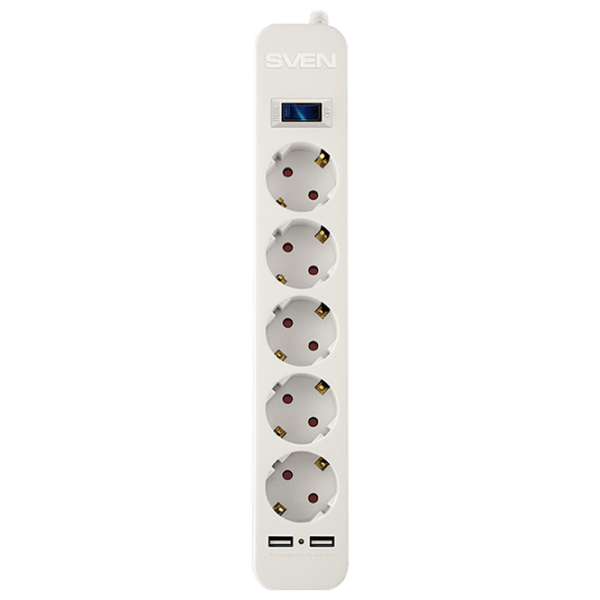 Prelungitor Sven SF-05LU 1.8 m White  photo 1