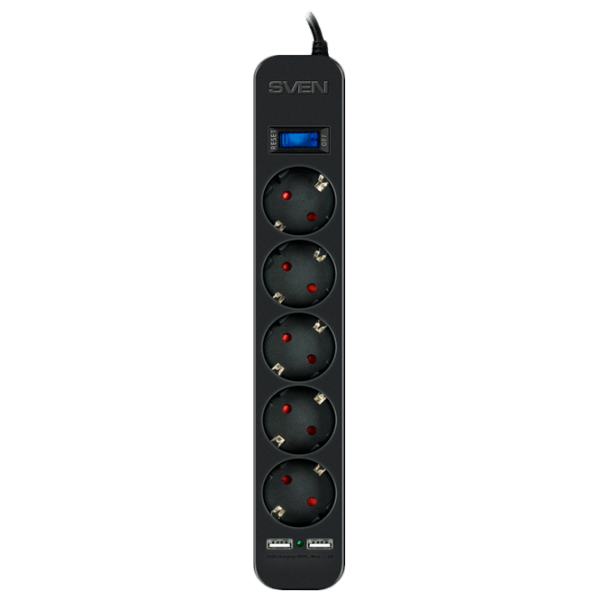 Prelungitor Sven SF-05LU 1.8 m Black  photo 1