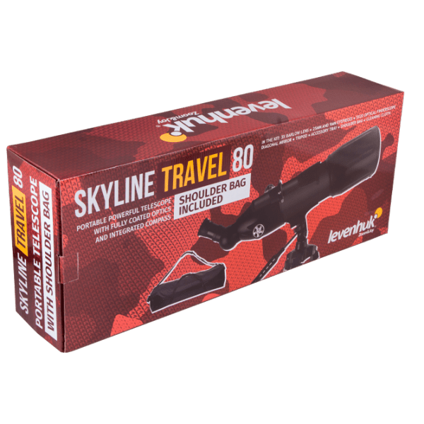 Телескоп Levenhuk Skyline Travel 80 Черный  photo 8