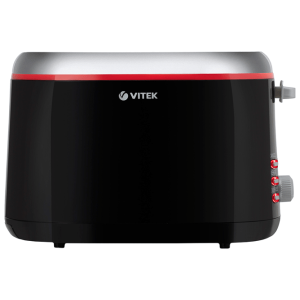 Тостер Vitek VT-7163 Черный 850 Вт, Количество степеней обжаривания: 7 photo 2