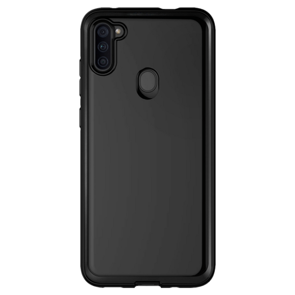 Husă pentru smartphone Samsung Galaxy A11 (Araree) Transparent Black Samsung, TPU, Back photo 1