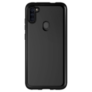 Husă pentru smartphone Samsung Galaxy A11 (Araree) Transparent Black Samsung, TPU, Back