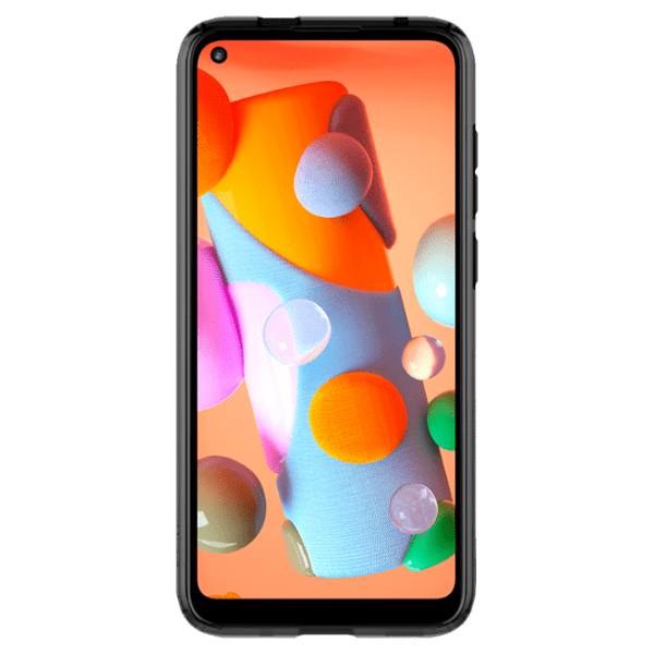 Husă pentru smartphone Samsung Galaxy A11 (Araree) Transparent Black Samsung, TPU, Back photo 2