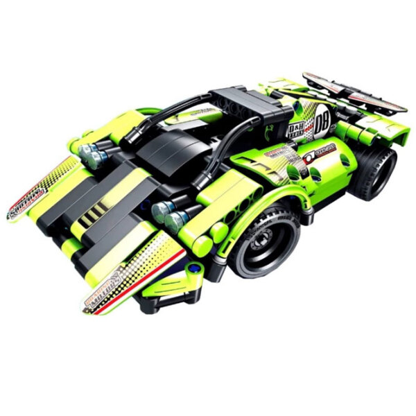 RC Конструктор XTech Bricks 2 in 1 Two Racing Cars (8020), 335 Pcs  photo 1