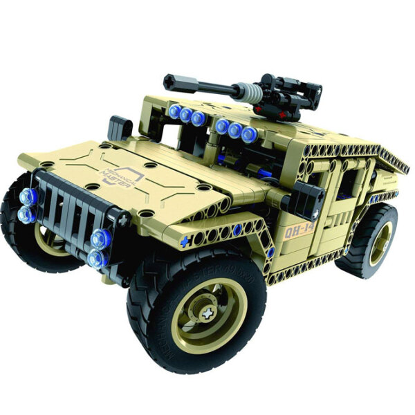 RC Constructor XTech Bricks 2 in 1 Armed Off-road Vehicle (8014), 502 Pcs  photo 1