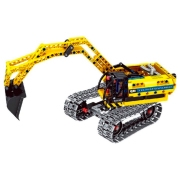 Конструктор XTech Construction Excavator & Robot Желтый Количество деталей 342, 6+