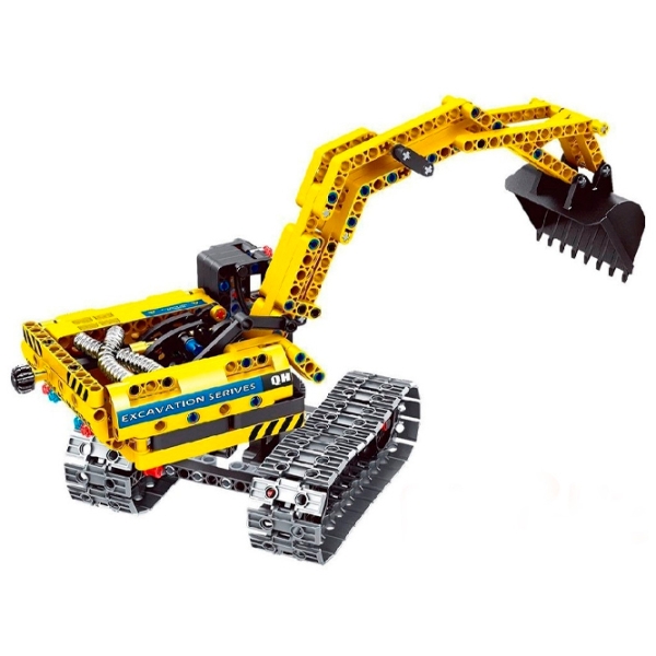 Конструктор XTech Construction Excavator & Robot Желтый Количество деталей 342, 6+ photo 2