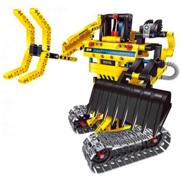 Конструктор XTech Construction Excavator & Robot Желтый Количество деталей 342, 6+ photo 3
