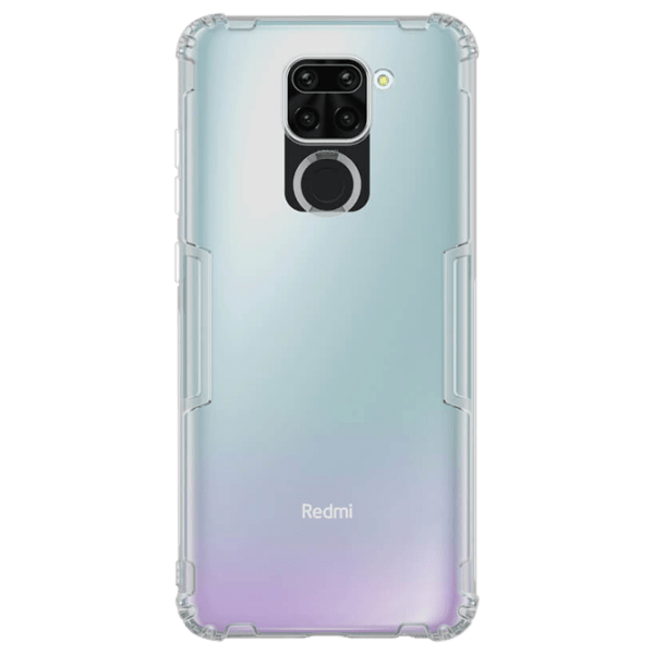 Husă pentru smartphone Xiaomi Redmi Note 9 (Nature) Transparent Gray Nillkin, TPU, Back photo 1