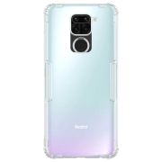 Husă pentru smartphone Xiaomi Redmi Note 9 (Nature) Transparent White Nillkin, TPU, Back