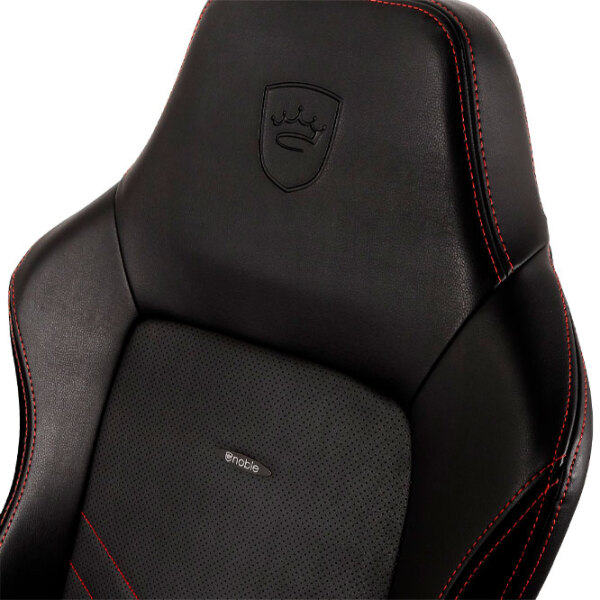 Игровое кресло NOBLECHAIRS Hero NBL-HRO-PU-BRD Красный Черный  photo 4