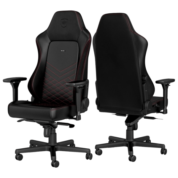 Игровое кресло NOBLECHAIRS Hero NBL-HRO-PU-BRD Красный Черный  photo 5