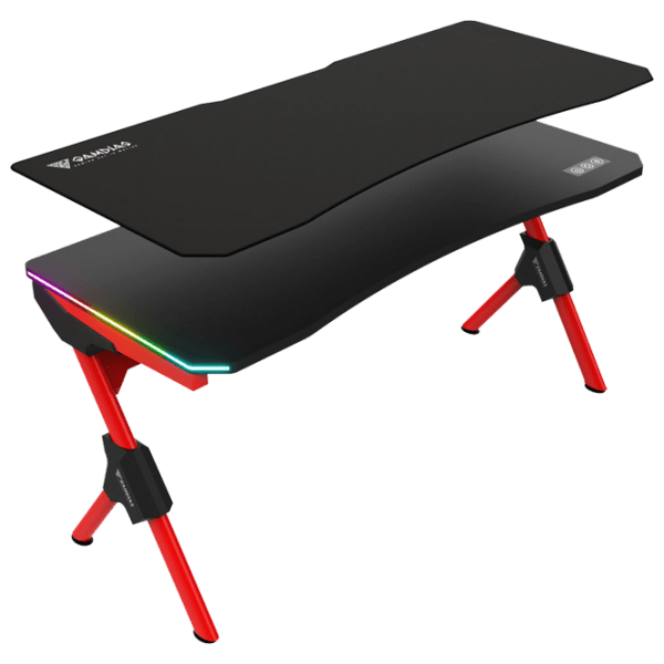 Masa gaming GAMDIAS DEDALUS M1 BR, Black/Red  photo 6