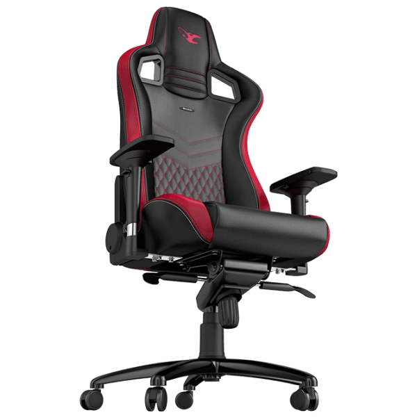 Scaun Gaming NOBLECHAIRS EPIC Mousesports Edition NBL-PU-MSE-001 Black Red  photo 3