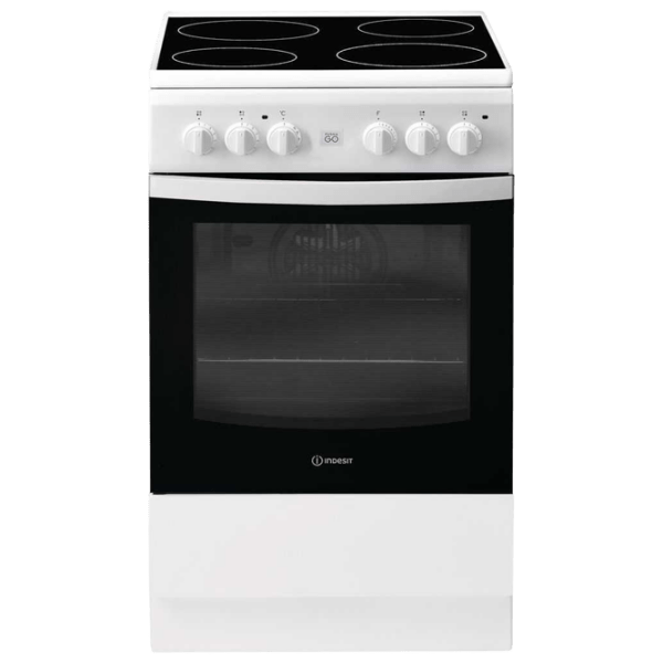 Aragaz Indesit IS5V5GCW/E White Tipul plitei: Electrică, 57 l, Tipul cuptorului: Electric photo 1