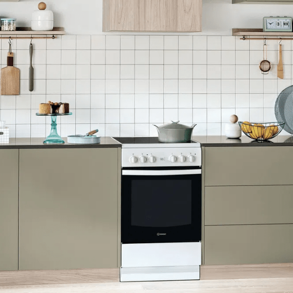 Aragaz Indesit IS5V5GCW/E White Tipul plitei: Electrică, 57 l, Tipul cuptorului: Electric photo 3