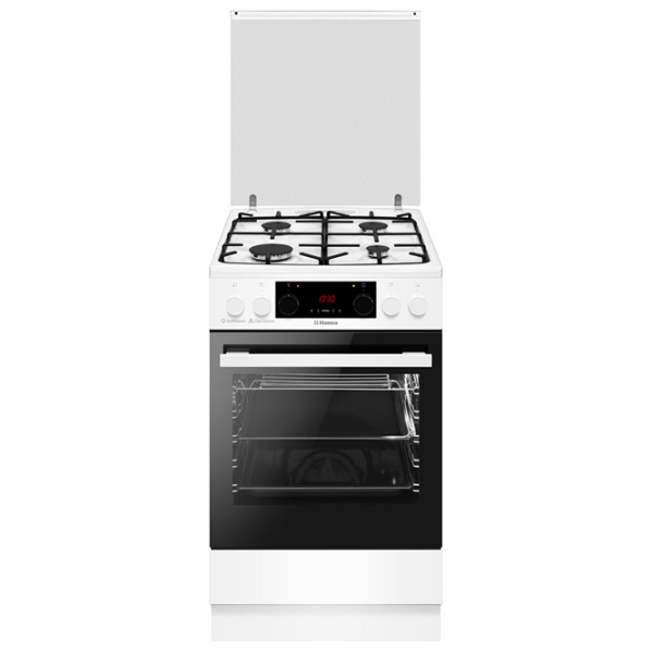 Aragaz Hansa FCMWS59363 White Tipul plitei: Pe gaz, 65 l, Tipul cuptorului: Electric photo 3