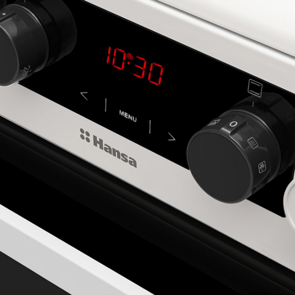 Aragaz Hansa FCMWS59363 White Tipul plitei: Pe gaz, 65 l, Tipul cuptorului: Electric photo 6