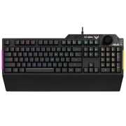 Tastatură Asus TUF K1 Black Gaming, Cu fir